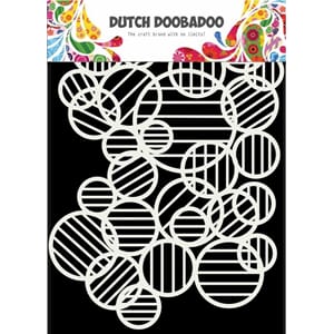 Dutch Doobadoo - Circle Lines A5 Dutch Mask Art