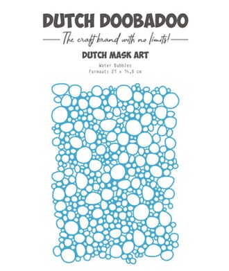 Dutch Doobadoo - Sea World Mask Art A5 Water Bubbles