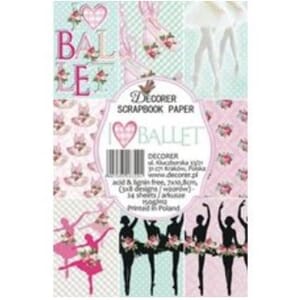 Decorer - Ballet Paper Pack, 24 stk