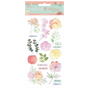 Stamperia: Flowers, Celebration Chipboard, 19/Pkg