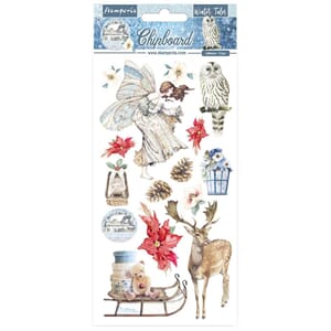 Stamperia: Chipboard 15x30cm Winter Tales Christmas Elements