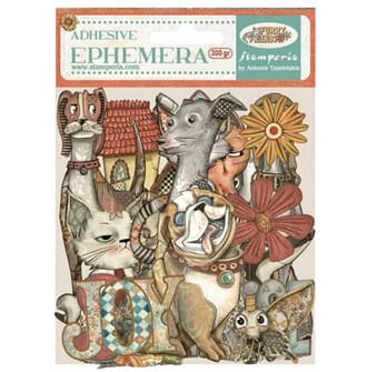 Stamperia - Furry Friends Ephemera