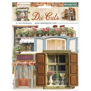 Stamperia - Art of Travelling Die Cuts