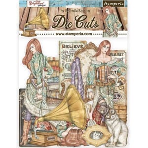 Stamperia - Lady Vagabond Lifestyle Die cuts assorted