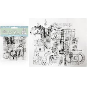 Stamperia: Lady Vagabond Clear Die-Cuts Pack, 28/Pkg