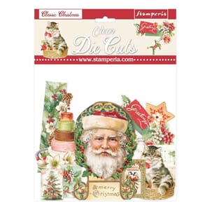 Stamperia: Classic Christmas Clear Die Cuts