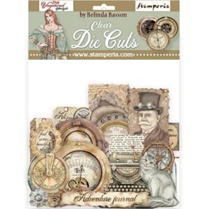 Stamperia - Lady Vagabond Lifestyle Clear Die cuts assorted