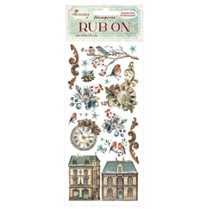 Stamperia - Clocks The Nutcracker Rub-On 4x8,5 Inch