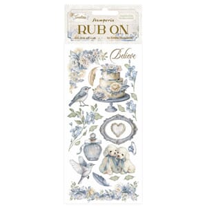 Stamperia - Timeless Rub-On 4x8,5 Inch Cake