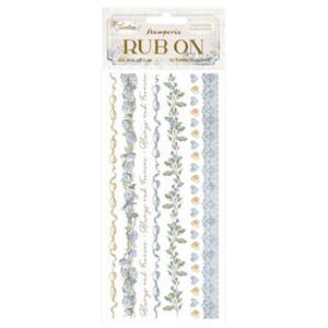 Stamperia - Timeless Rub-On 4x8,5 Inch Stripes