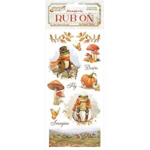 Stamperia - Whispering Woods Rub-On 4x8,5 Inch Mr Frog