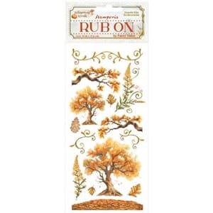 Stamperia - Whispering Woods Rub-On 4x8,5 Inch Oak