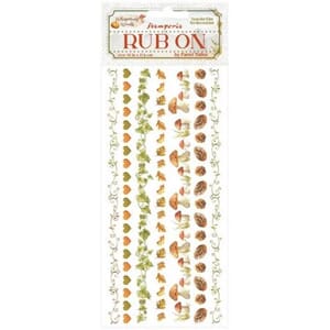Stamperia - Whispering Woods Rub-On 4x8,5 Inch Stripes