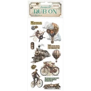 Stamperia - Voyages Fantastiques Rub-On The Age of Adventure