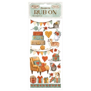 Stamperia - Suitcases All Around Christmas Rub-On