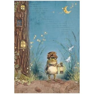 Stamperia - Mr Frog Hidden Grove A4 Rice Paper
