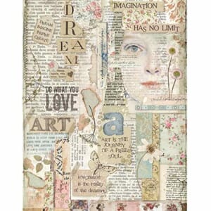 Stamperia - Rice Paper Love Art