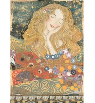 Stamperia - Klimt from the Beethoven Frieze Rice paper