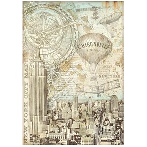 Stamperia - New York City Map, Sir Vagabond Aviator