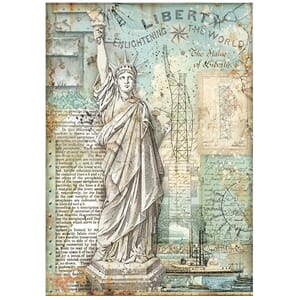 Stamperia - Statue Of Liberty, Sir Vagabond Aviator