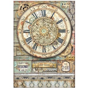 Stamperia - Clock, Sir Vagabond Aviator