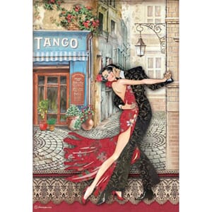 Stamperia - Desire Tango A4 Rice Paper