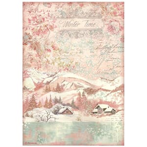 Stamperia - Sweet Winter Time A4 Rice Paper
