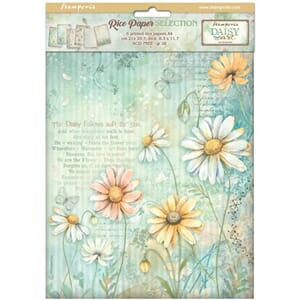 Stamperia - Daisy Art A4 Rice Paper Selection