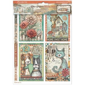 Stamperia - Furry Friends A4 Rice Paper Selection