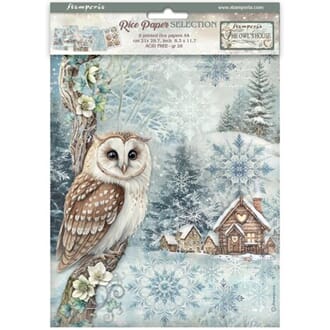 Stamperia - The Owl's House A4 Rice Paper Selection