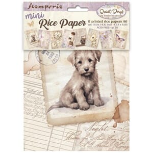 Stamperia - Quiet Days A6 Mini Rice Paper