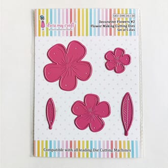 Dress My Craft - Flowers #2 Cutting Die Flower Making