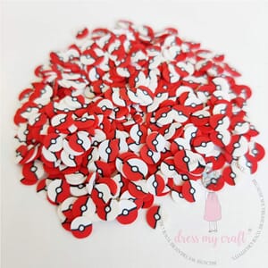 Dress My Craft - Shaker Slices Pokeball, 8 gram