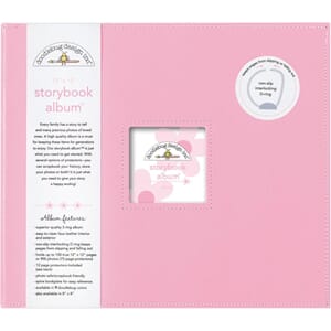 Doodlebug: Cupcake - D-Ring Album, 12x12 inch