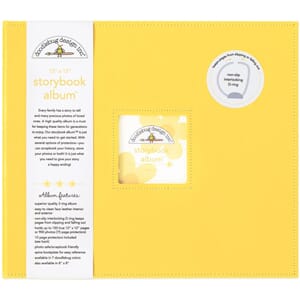 Doodlebug: Bumblebee - D-Ring Album, 12x12 inch