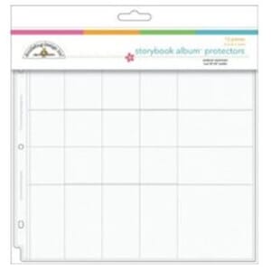Doodlebug: Ass. Photo Page Protectors, 12x12 inch, 12/Pkg