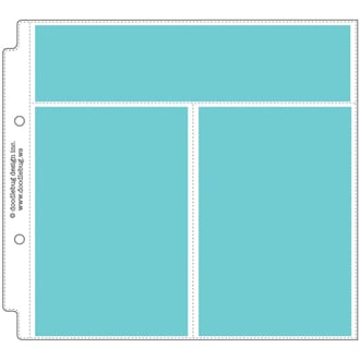 Doodlebug: 8x8 pockets Page Protectors, 12/Pkg