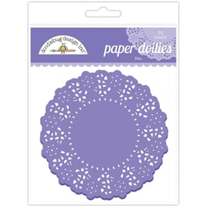 Doodlebug - Lilac Doilies, str 11 cm, 75/Pkg