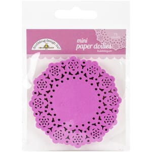 Doodlebug - Bubblegum Mini Doilies, str 7,6 cm, 75/Pkg
