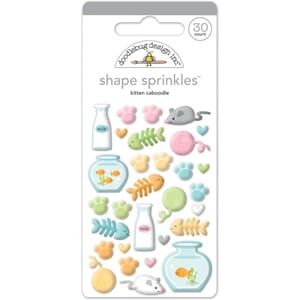 Doodlebug: Kitten Caboodle Enamel Embellishments