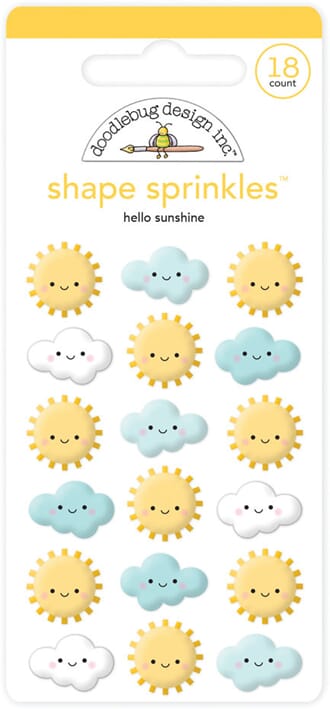 Doodlebug - Hello Sunshine Shape Sprinkles