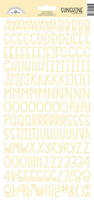 Doodlebug Design - Bumblebee Sunshine Stickers