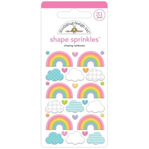 Doodlebug - Chasing Rainbows Shape Sprinkles