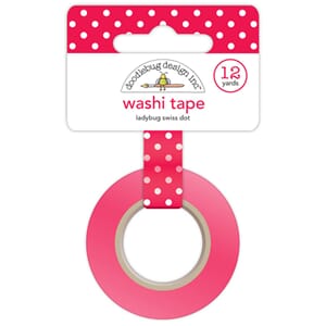 Doodlebug - Ladybug Swiss Dot Washi Tape