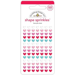 Doodlebug - Love You More Shape Sprinkles