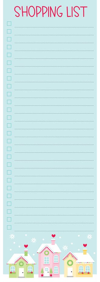Doodlebug - Christmas List Notepads