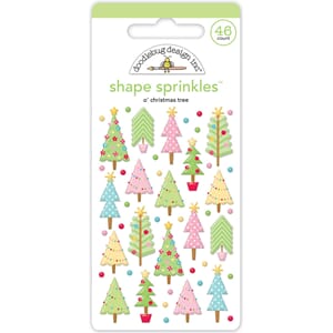 Doodlebug - O' Christmas Tree Shape Sprinkles