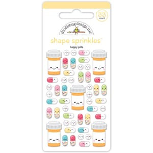 Doodlebug - Happy Pills Shape Sprinkles