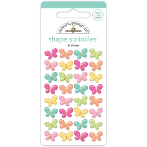 Doodlebug - All Aflutter Shape Sprinkles