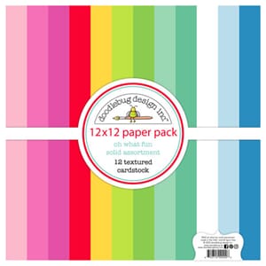 Doodlebug: Oh What Fun Paper Pack, 12x12 inch